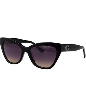 Guess Sunglasses Gu00204 Acetate - Black