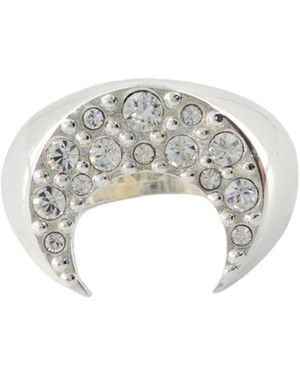 Marine Serre Moon Ring - White