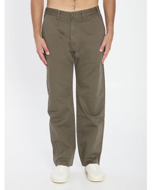 Celine Rinsed Denim Jeans - Green