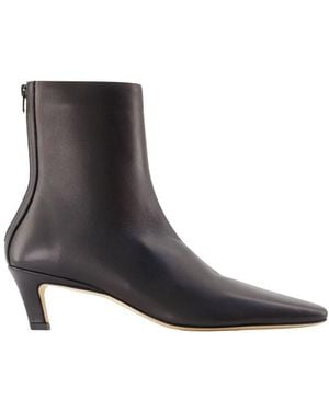 TOTEME Mid-Heel Ankle Boots - Brown