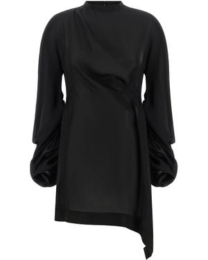 DI.LA3 PARI' 'Georgette' Shirt - Black