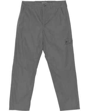 Stone Island Dark Cotton Pants - Gray