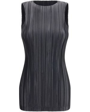 Phoebe Philo Top Razor-Pleated - Black