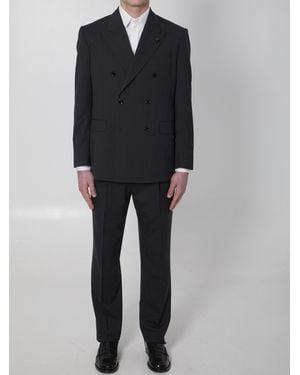 Lardini Feeling Double-Breasted Suit - Black