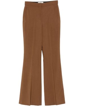 Fendi Wool And Mohair Pants - Brown