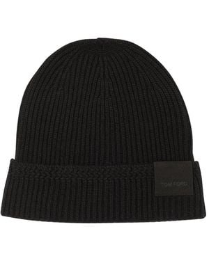 Tom Ford Cashmere Hat - Black