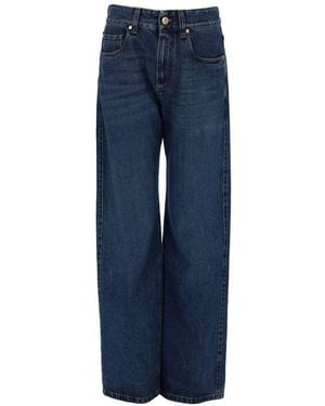 Brunello Cucinelli Pantalone Contemporary Loose - Blue