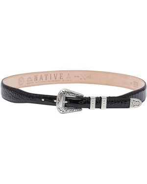Adriano Meneghetti Palladium Belts Black - White