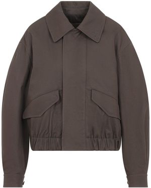 Lemaire Cotton Short Blouson Jacket - Brown