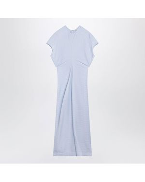 TOTEME Sky Fluid Satin Dress - Blue