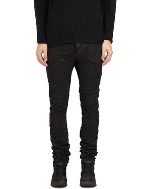 Boris Bidjan Saberi Slim Cotton Pants - Black