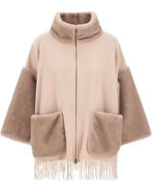 Herno Poncho - Natural