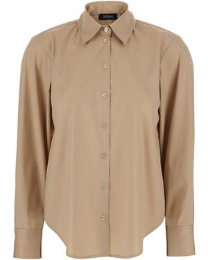 Plain Shirt Cotton - Natural