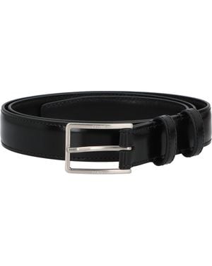 Celine Bc-17 Belt Made Of Leather - Black