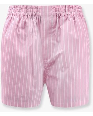 Balenciaga Cotton Boxer Shorts - Pink