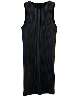 Phoebe Philo Razor Pleat Tank - Black