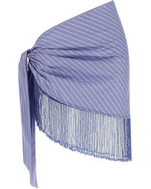 ANDAMANE 'Dolly' Sarong Skirt - Blue