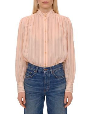 Chloé Gathered Blouse - Blue