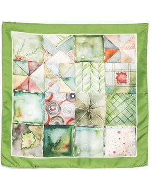 D'Aniello Scarf Silk - Green
