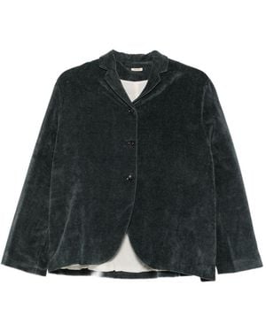 Apuntob Cotton And Linen Jacket - Black