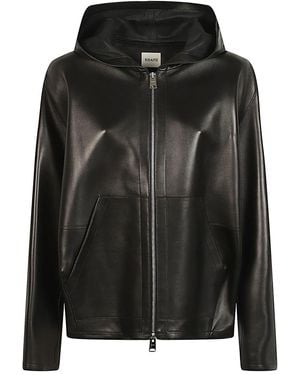 KHAITE Darlo Leather Jacket - Black