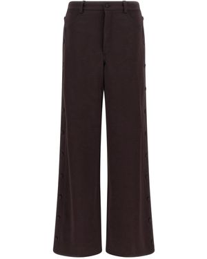 DI.LA3 PARI' Button Pants - Purple