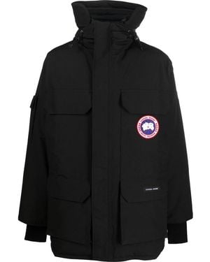 Canada Goose Expedition Parka Jacket For Extreme Weather Conditions - Black