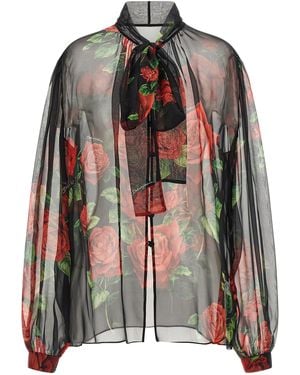 Dolce & Gabbana 'Rose' Blouse - Black