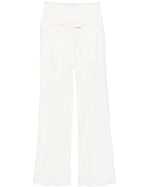 The Seafarer Straight Pants High-Rise - White