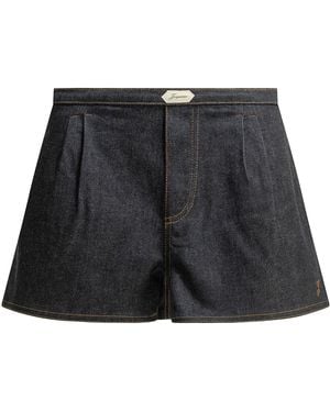 Jacquemus Amelo Mid-Rise Shorts - Black