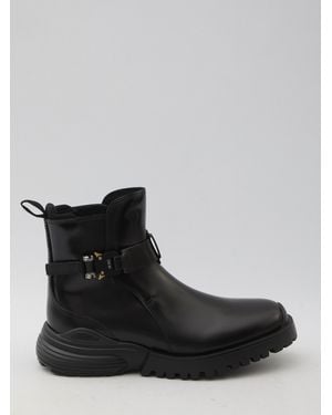 Dior Dior Combat Jodhpur Boots - Black