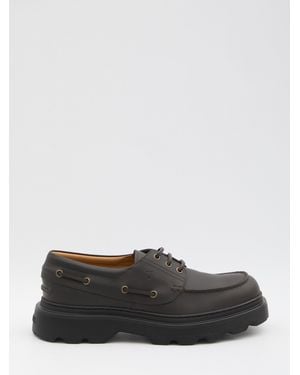 Tod's Tank Tread Boat Loafer - White