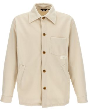 Gcds Logo Embroidery Jacket - Natural