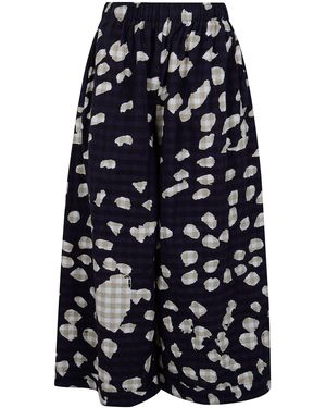 Daniela Gregis "Pijiama Plus" Wide Leg Pants - Blue