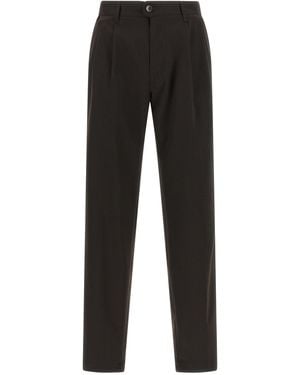 Incotex Pants With Pleats - Black