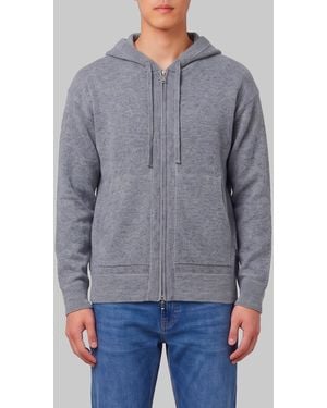 Roberto Collina Merino Wool Zip Sweatshirt - Gray