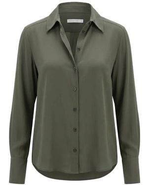 Patrizia Pepe Shirt With Logo Plaque - Green