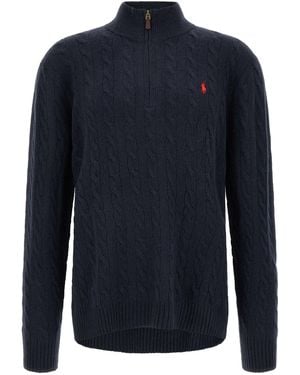 Polo Ralph Lauren Braided Sweater - Blue