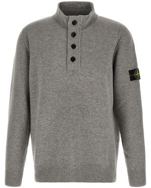 Stone Island '5100040' Sweater - Gray