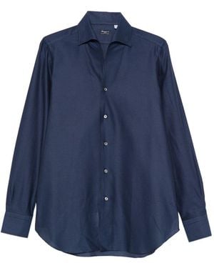 Finamore 1925 Cotton Shirt - Blue
