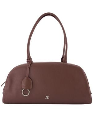 Courreges Courrèges Monday Shoulder Bag - Brown