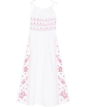 Maison Labiche Dress Cotton - White