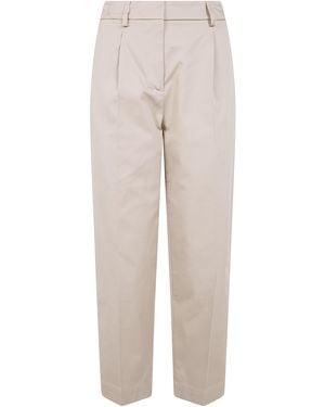 DR. HOPE Elastic Waist Pants - Natural