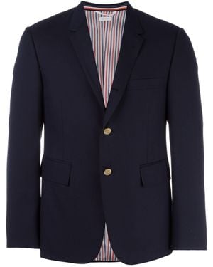 Thom Browne Classic Twill Sport Wool Blazer - Blue