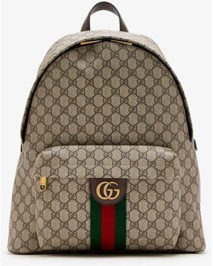 Gucci Ophidia Medium Sized Backpack - Gray