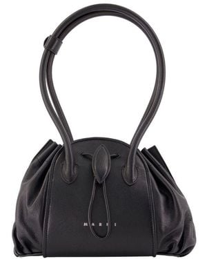 Marni Tulipea Shopper Bag - Black