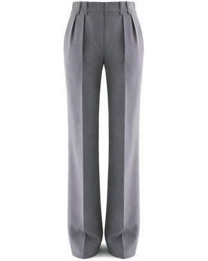 Jil Sander Wool Gabardine Pants - Gray