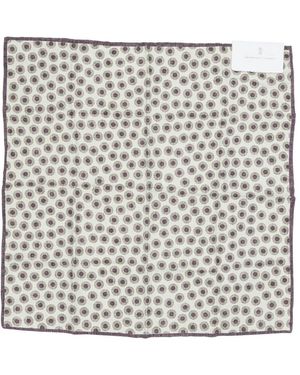 Brunello Cucinelli Silk Pocket Clutch - White