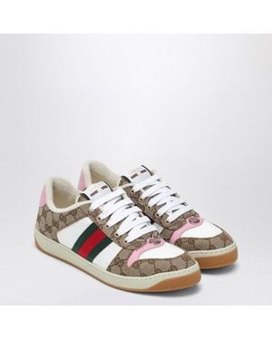 Gucci Screener Low-Top Sneakers - Natural