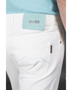 Moorer Slim Fit Pants - Blue